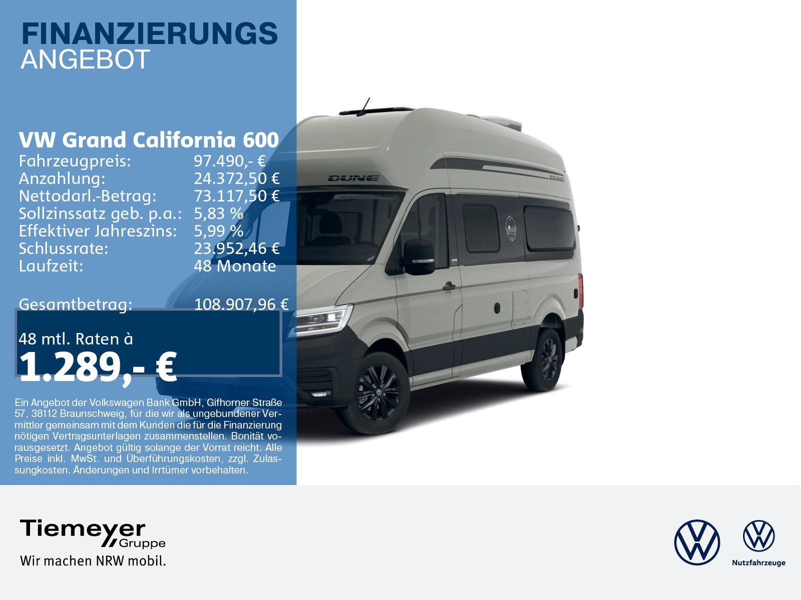 Volkswagen Grand California 600 – Bild 1